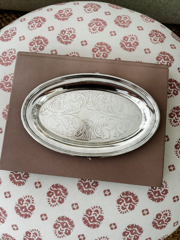 Oval Silver Tray - Image 3