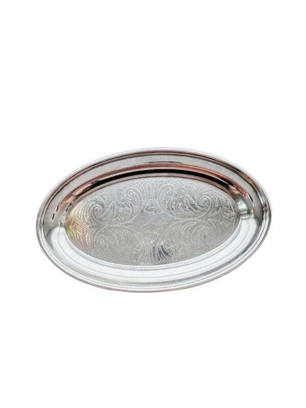 Oval Silver Tray